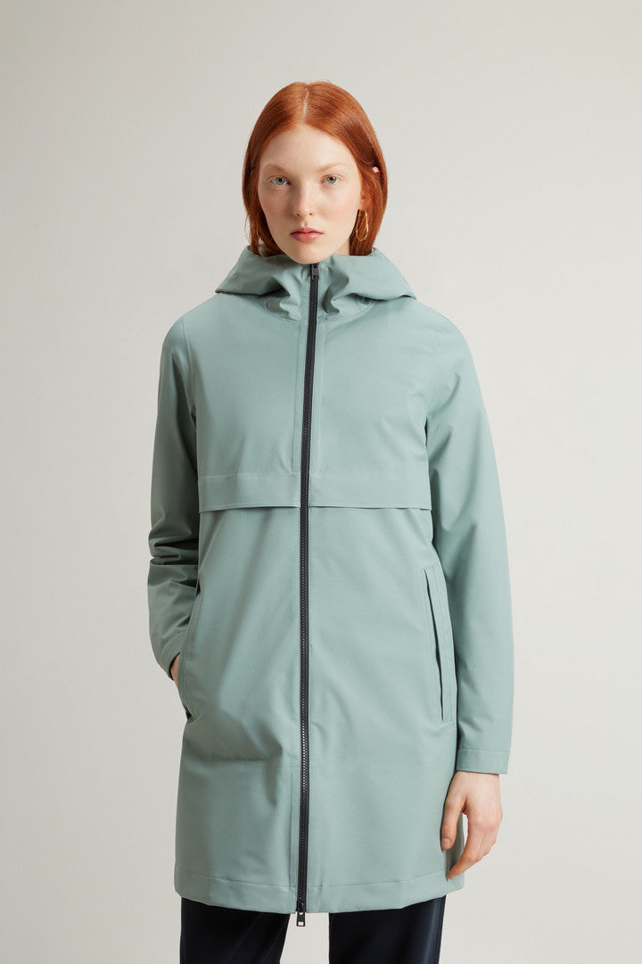 Waterproof Parka in Light Stretch (Black) - Main View