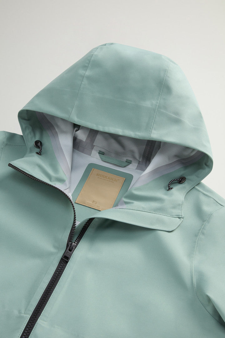 Waterproof Parka in Light Stretch (Chinois Green) - Detail View 5