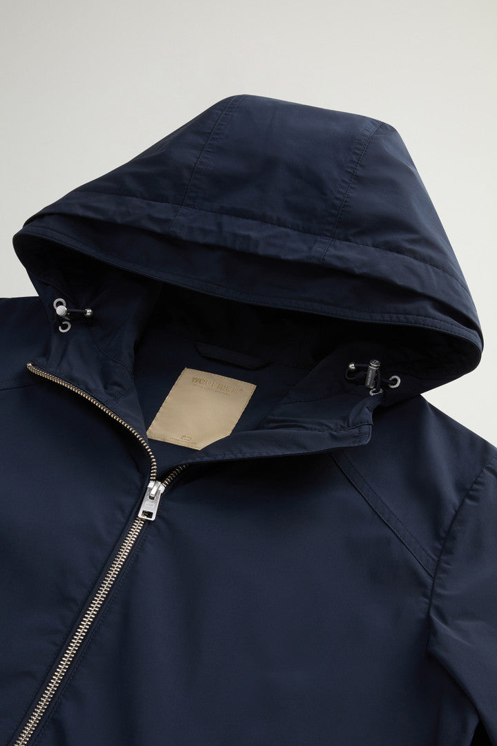 Urban Touch Hooded Jacket (Melton Blue) - Detail View 5