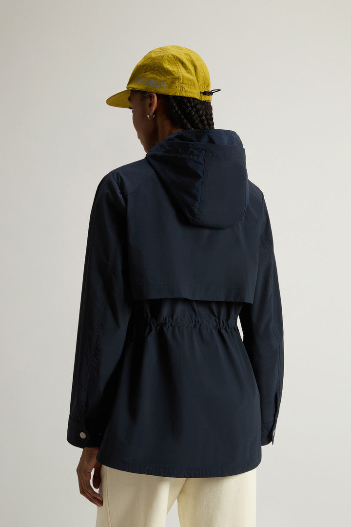 Urban Touch Hooded Jacket (Melton Blue) - Detail View 3