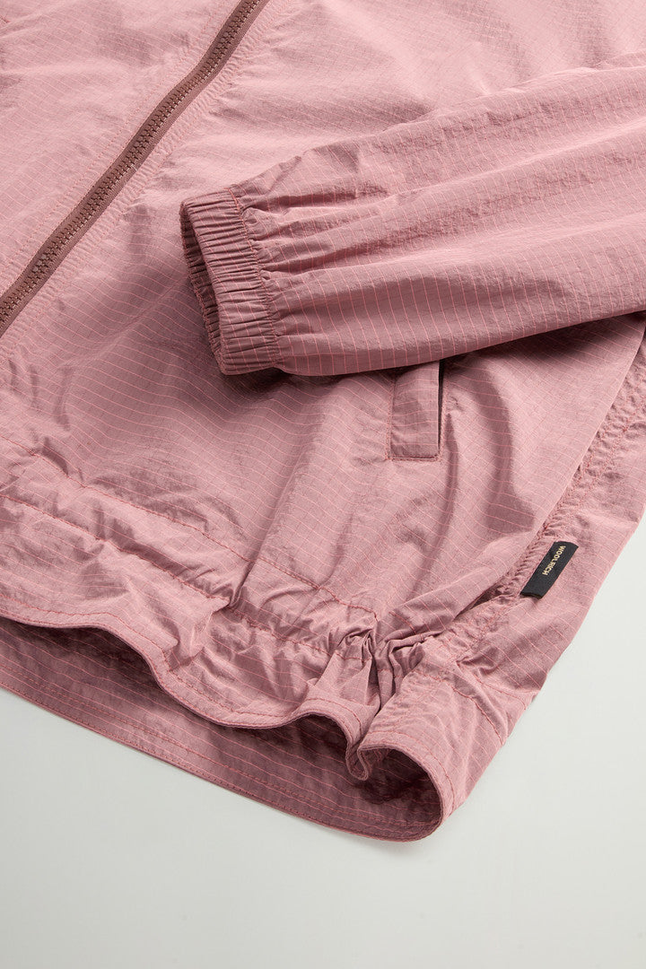 Ripstop Fabric Jacket (Withered Rose) - Detail View 6