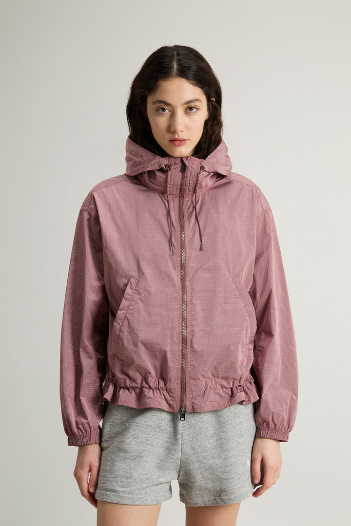 Ripstop Fabric Jacket (Chinois Green) - Detail View 1