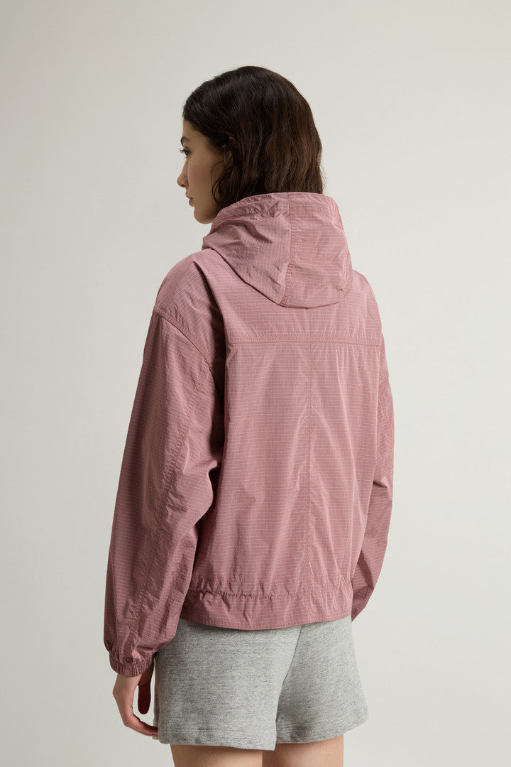 Ripstop Fabric Jacket (Withered Rose) - Detail View 3