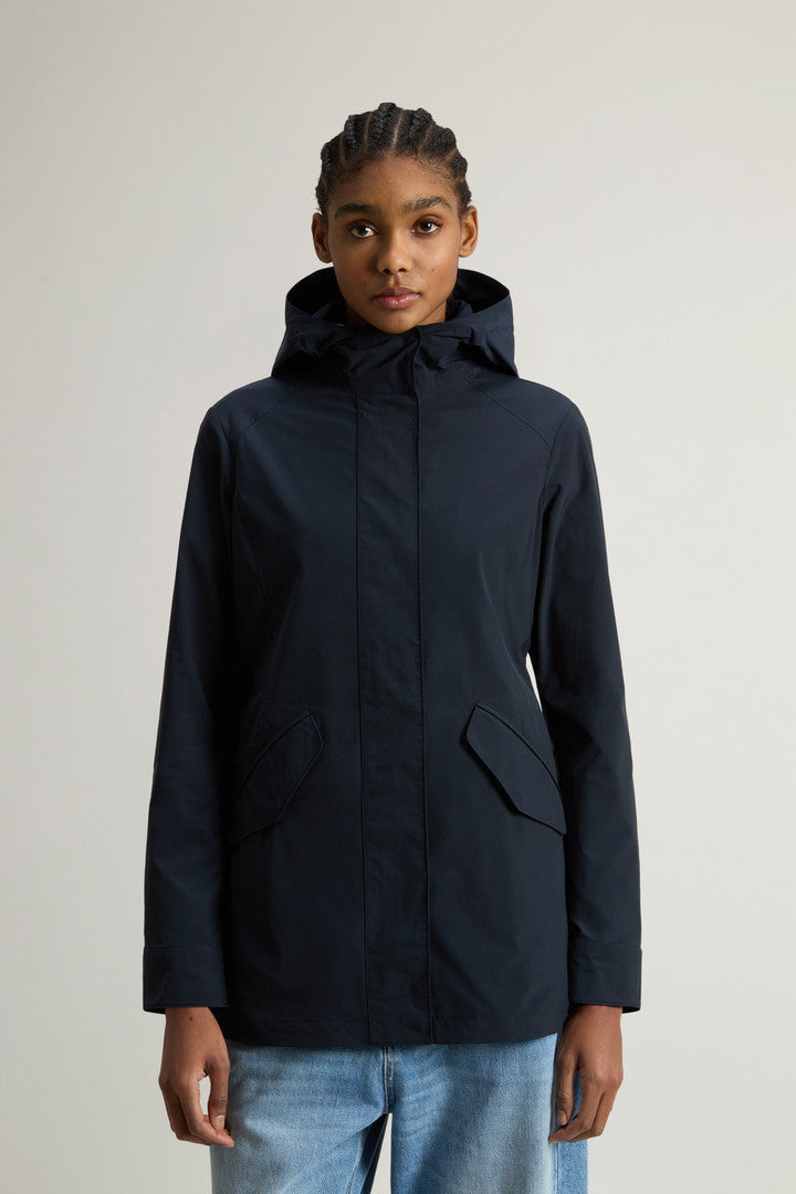 SummerÂ Parka in Urban Touch (Melton Blue) - Detail View 1