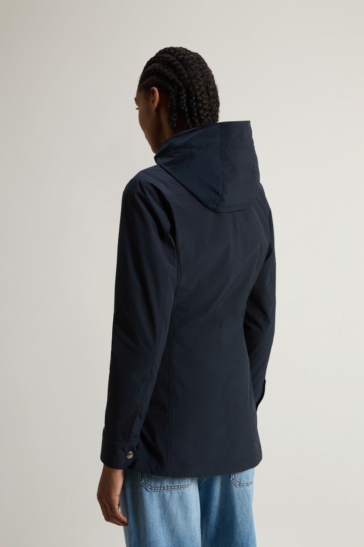 SummerÂ Parka in Urban Touch (Melton Blue) - Detail View 3