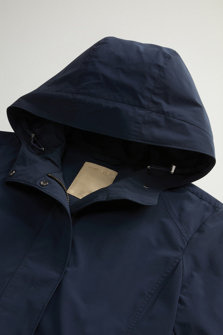 SummerÂ Parka in Urban Touch (Melton Blue) - Detail View 5