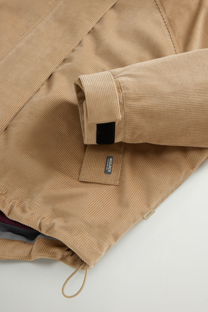Three-Layered Corduroy Jacket with Hood (Cornstalk) - Detail View 6