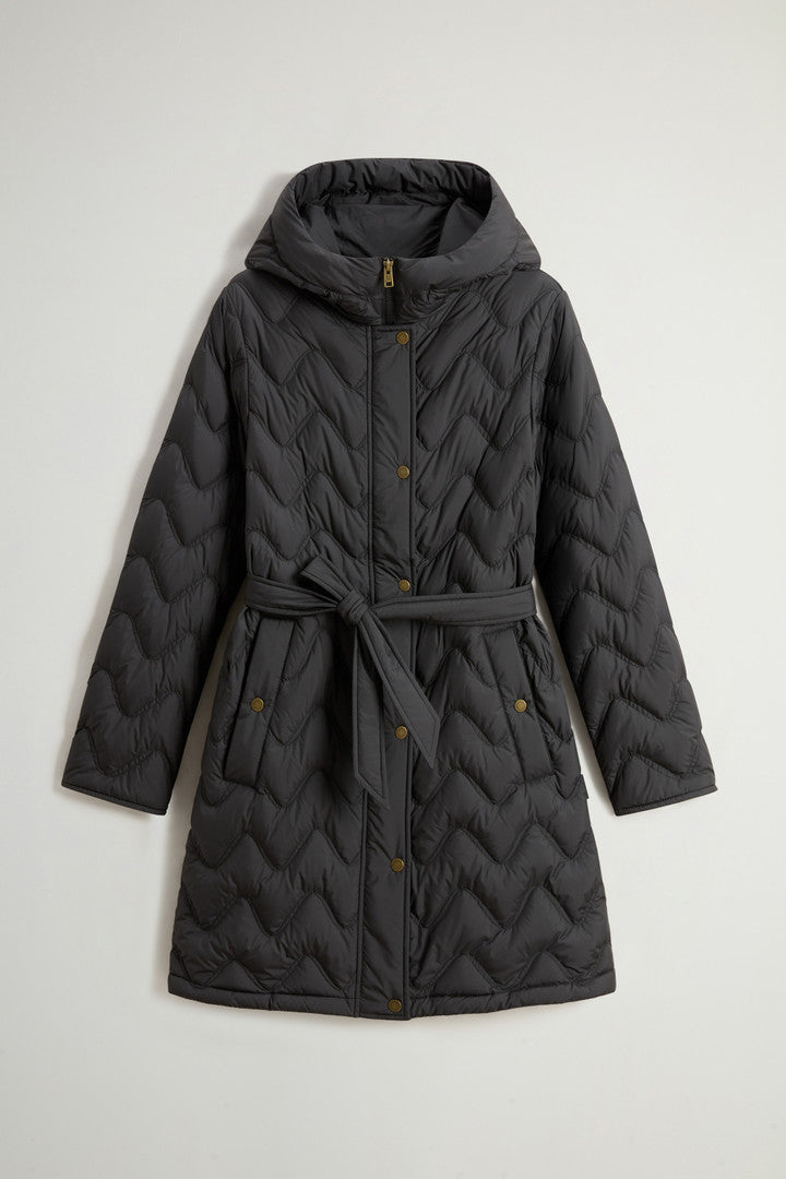 Quilted Microfiber Heritage Parka (Oxford Tan) - Detail View 8