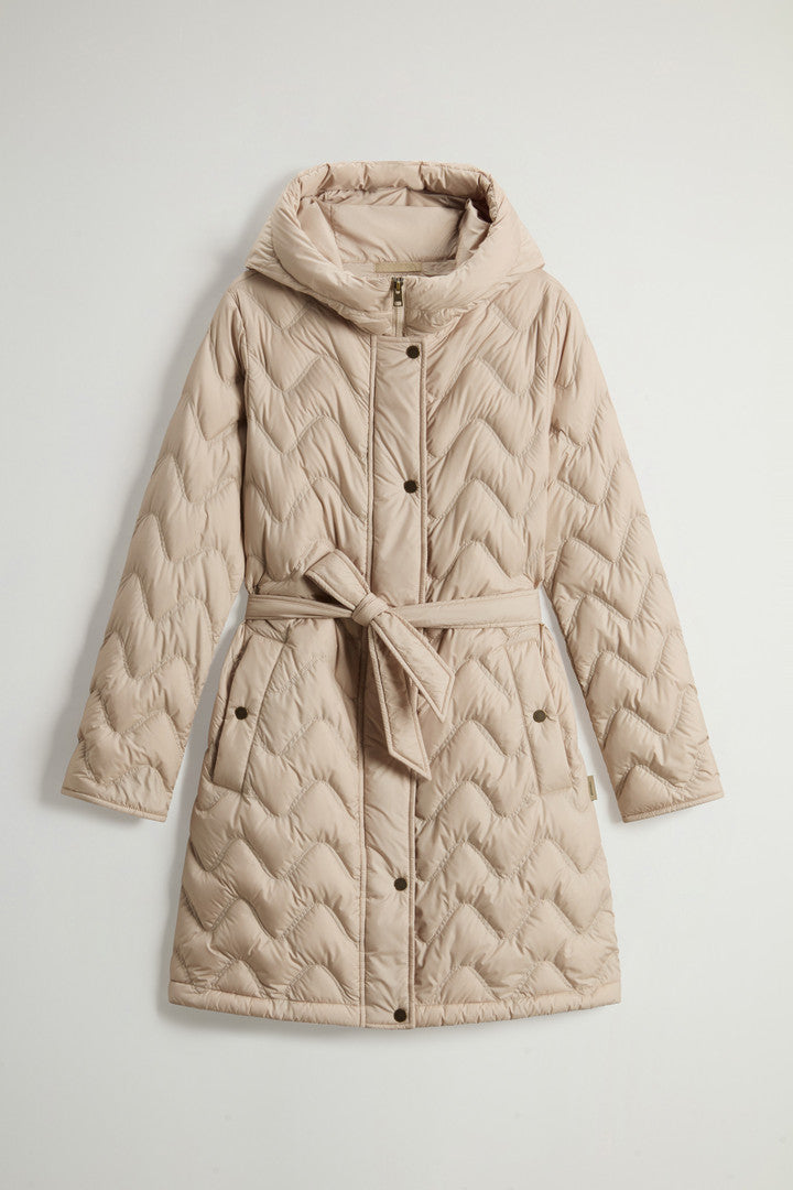 Quilted Microfiber Heritage Parka (Black) - Detail View 5