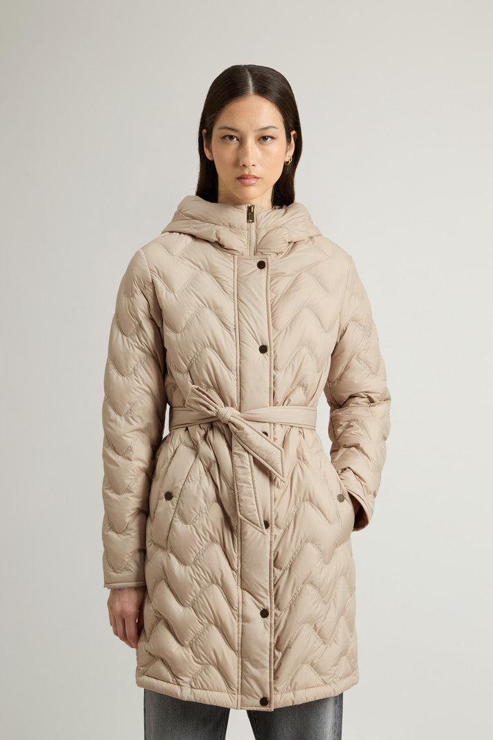 Quilted Microfiber Heritage Parka (Oxford Tan) - Main View