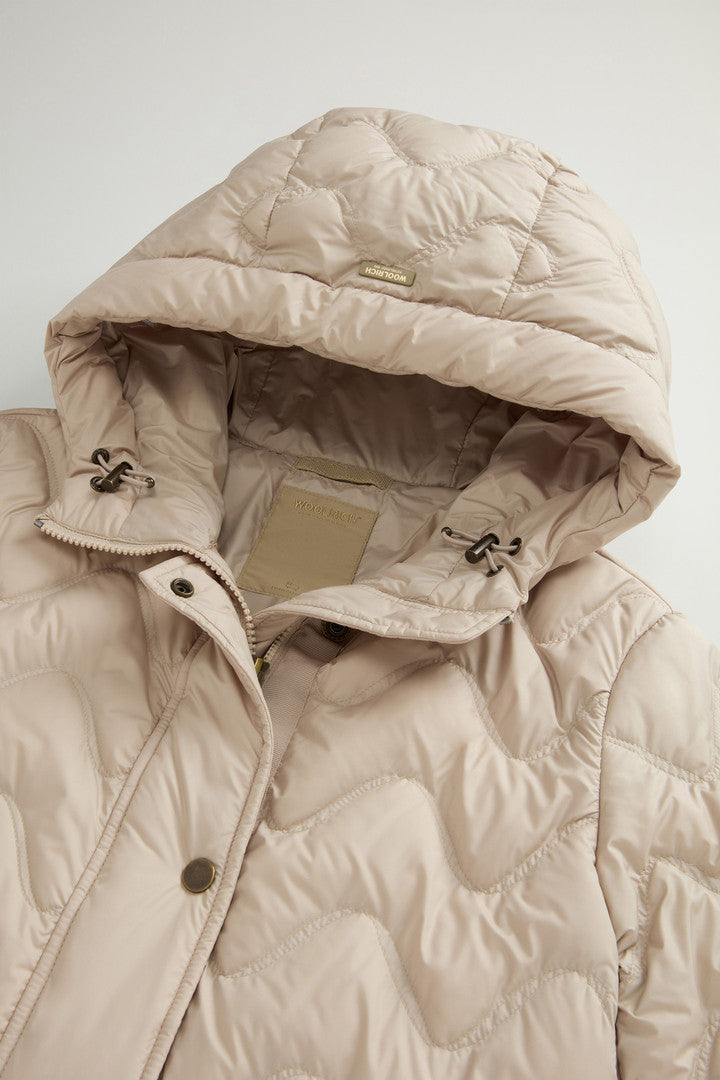 Quilted Microfiber Heritage Parka (Oxford Tan) - Detail View 5