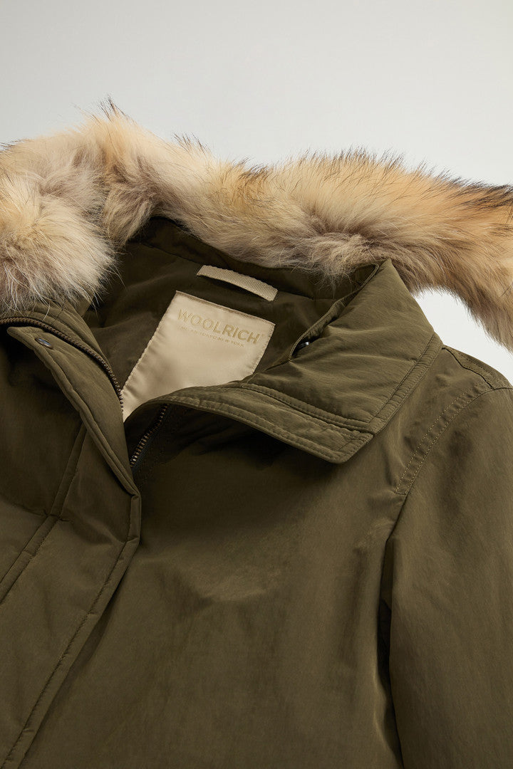 Grace Jacket in Peached Poly (Oxford Tan) - Detail View 5