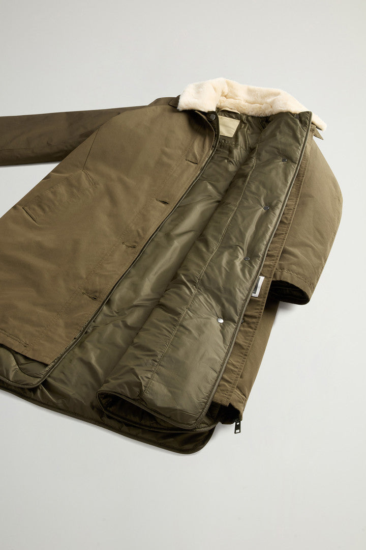 3-in-1 Coat in Ramar Cloth (Dark Green) - Detail View 8