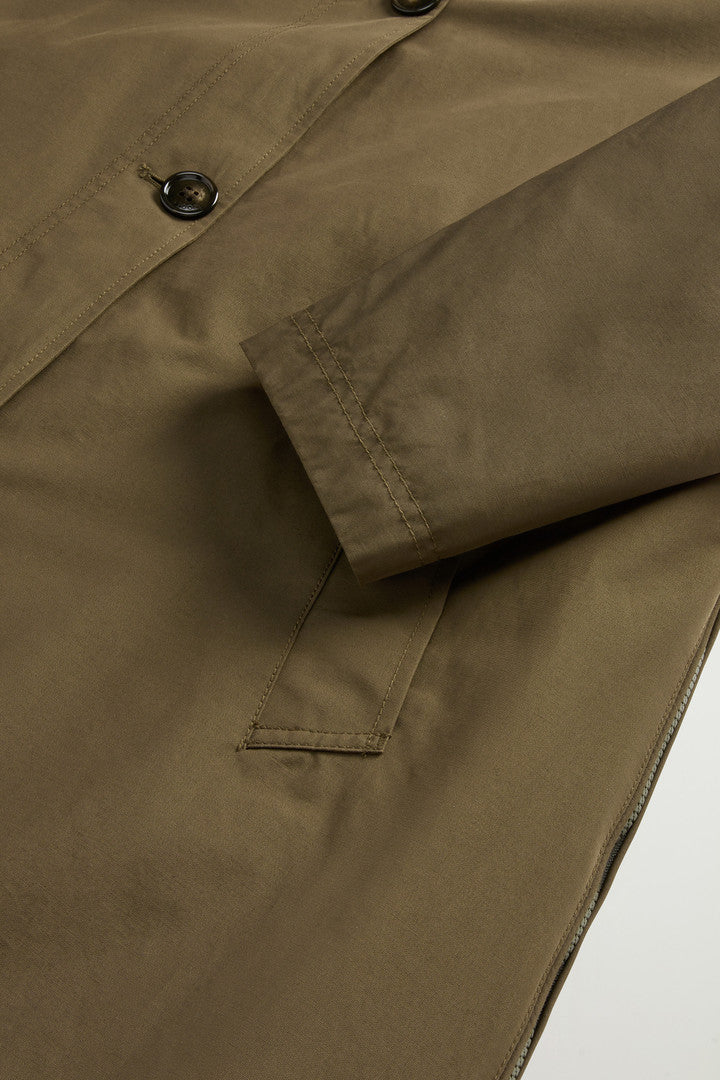 3-in-1 Coat in Ramar Cloth (Dark Green) - Detail View 7