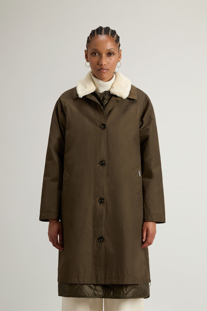 3-in-1 Coat in Ramar Cloth (Oxford Tan) - Detail View 1