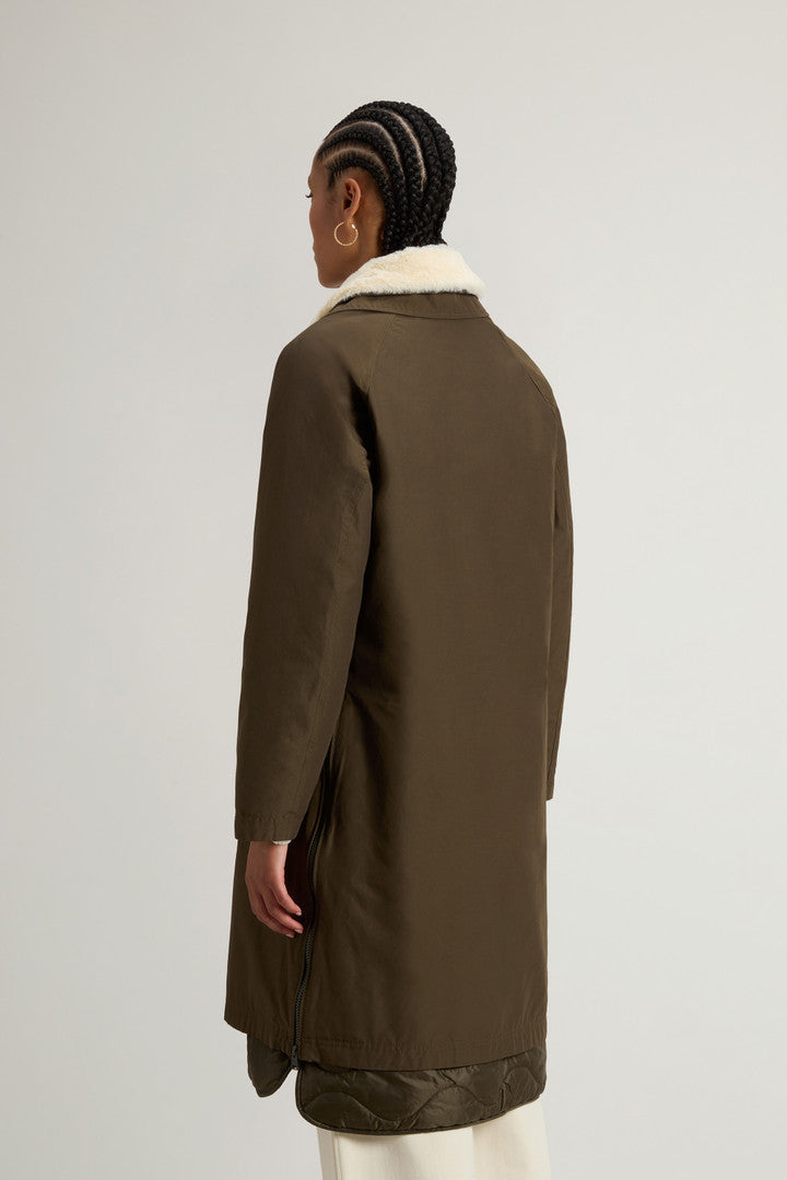 3-in-1 Coat in Ramar Cloth (Oxford Tan) - Detail View 3