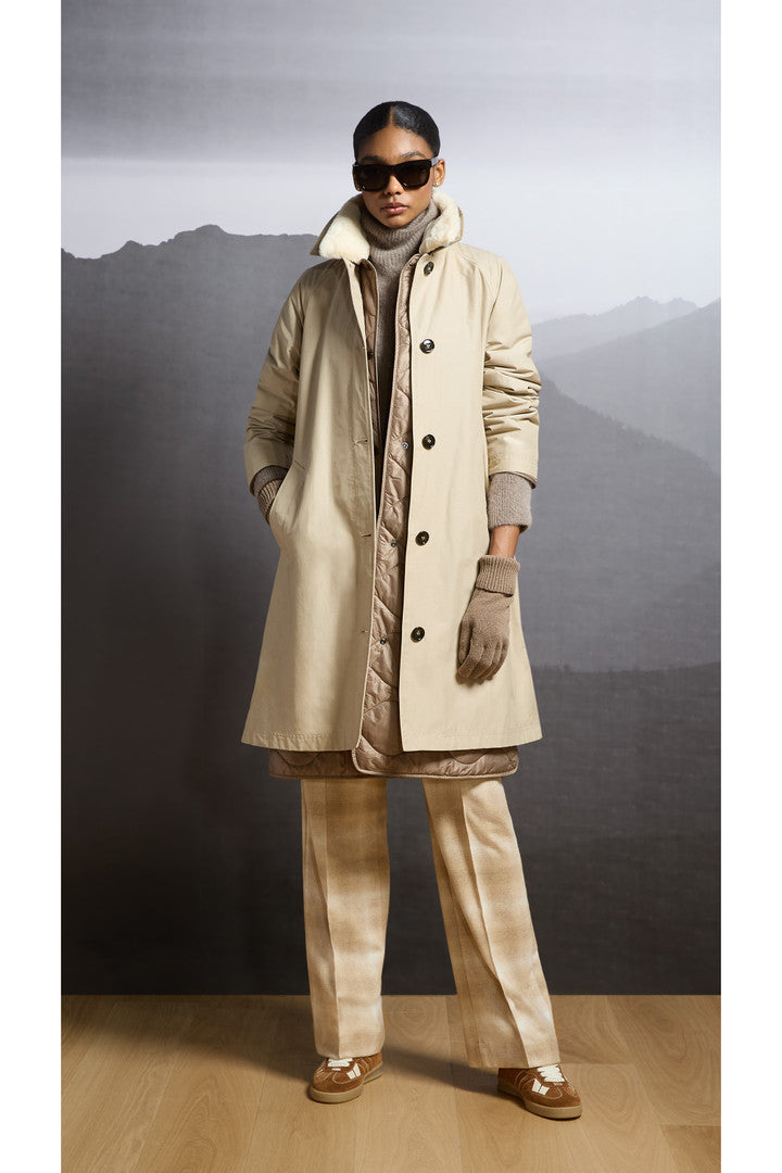 3-in-1 Coat in Ramar Cloth (Dark Green) - Detail View 10
