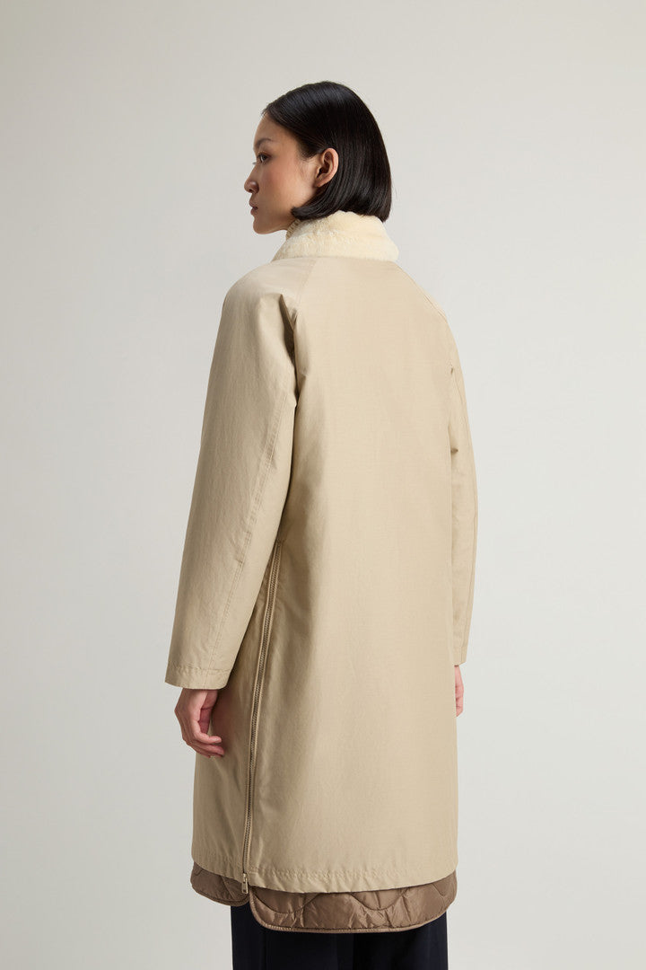 3-in-1 Coat in Ramar Cloth (Dark Green) - Detail View 2