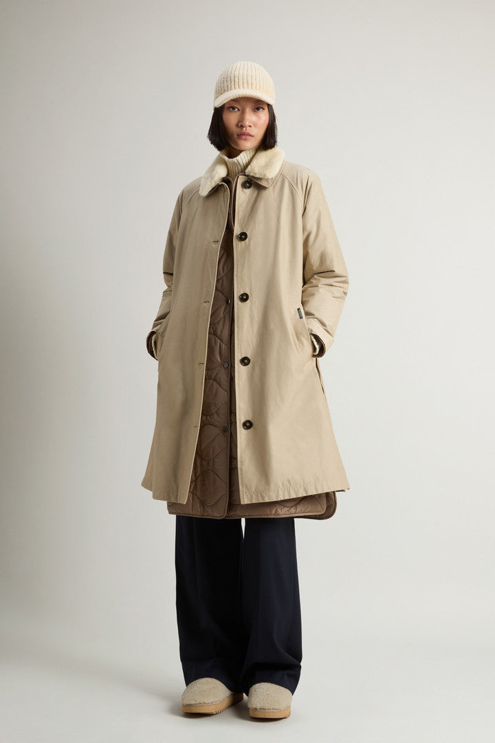 3-in-1 Coat in Ramar Cloth (Dark Green) - Detail View 1