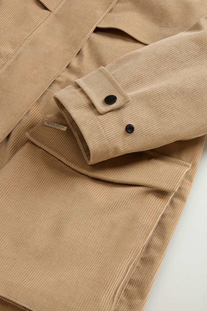 3-in-1 Parka in Three-Layered Corduroy (Cornstalk) - Detail View 7