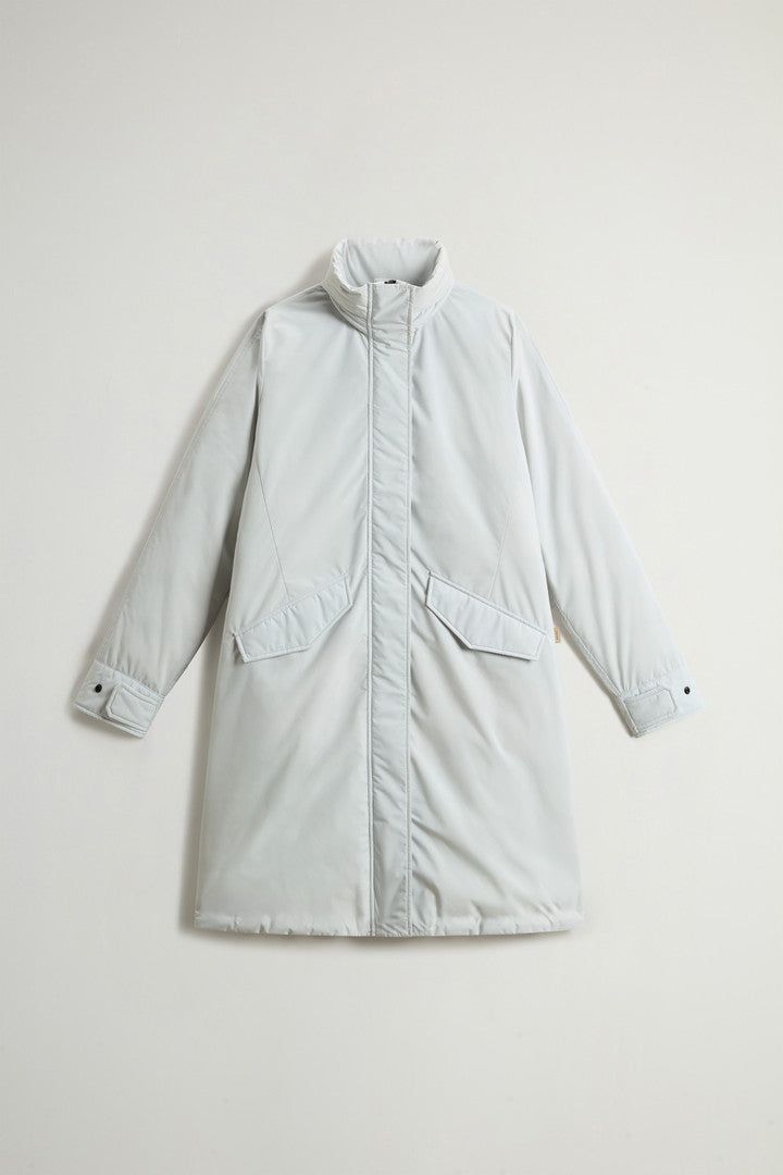 Long Cloud Jacket with Foldaway Hood (Dry Gray) - Main View