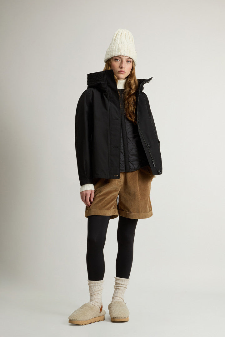 3-in-1 Jacket in Ramar Cloth (Black) - Detail View 2