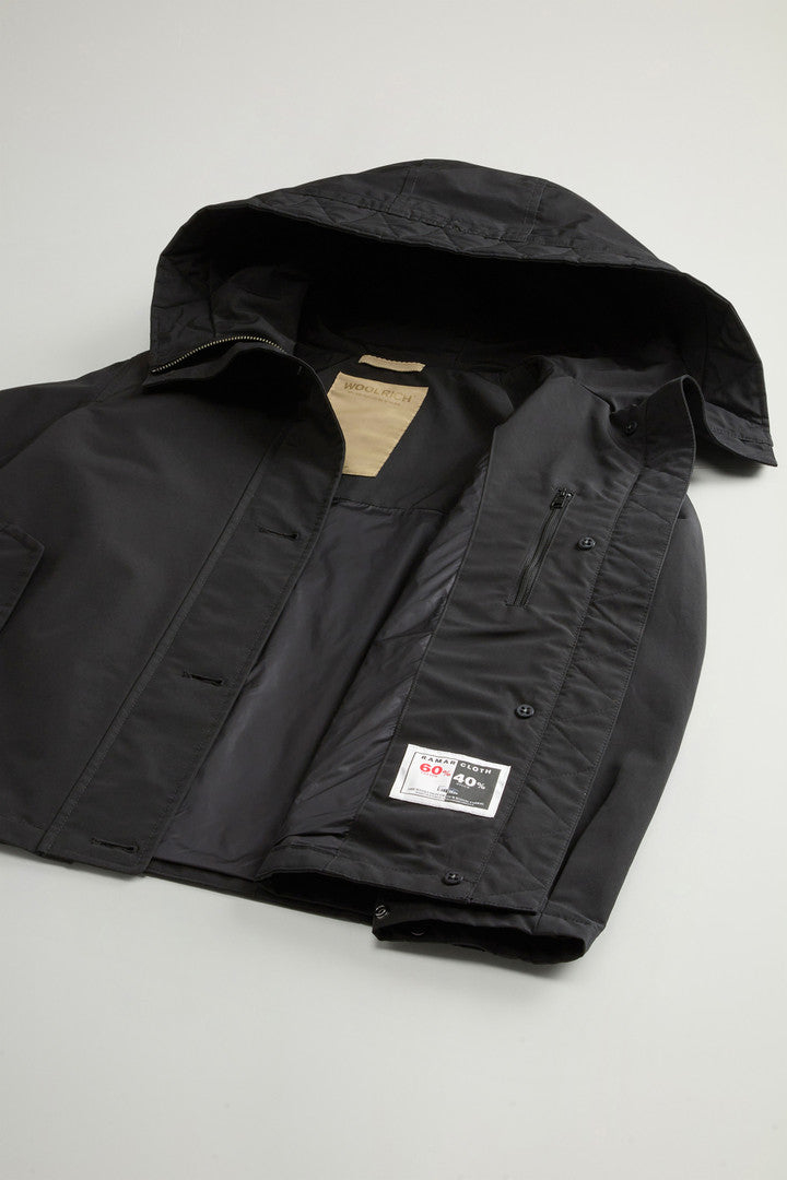 3-in-1 Jacket in Ramar Cloth (Black) - Detail View 9