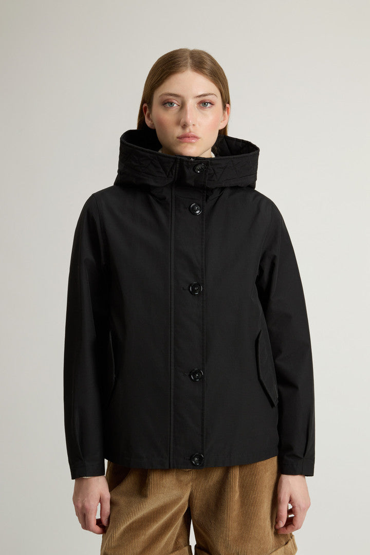 3-in-1 Jacket in Ramar Cloth (Black) - Detail View 1