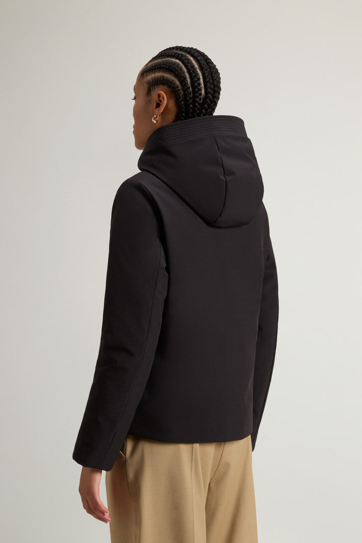 FirthÂ Parka in Tech Softshell (Black) - Detail View 3