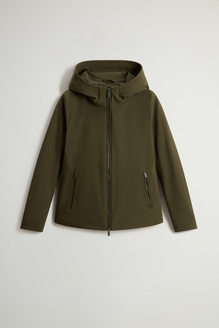 FirthÂ Parka in Tech Softshell (Black) - Detail View 8