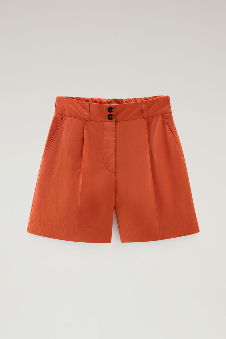 Pure Cotton Poplin Shorts (Black) - Detail View 8