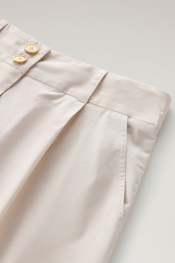 Pure Cotton Poplin Shorts (Light Oak) - Detail View 2