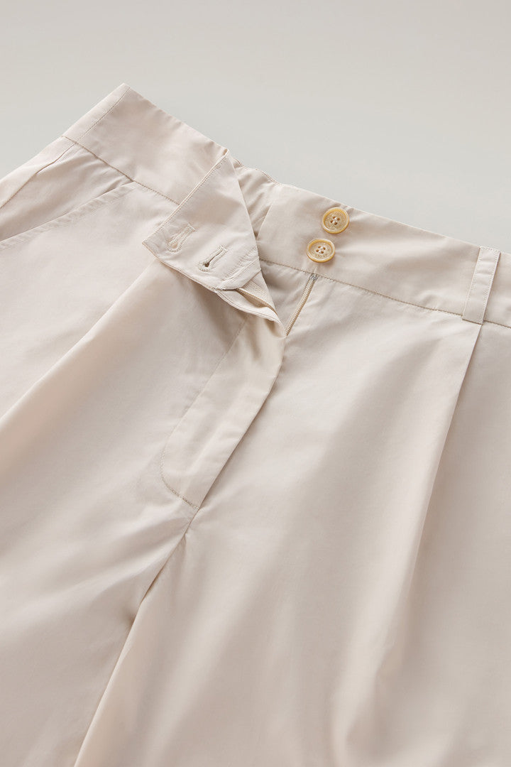 Pure Cotton Poplin Shorts (Black) - Detail View 2