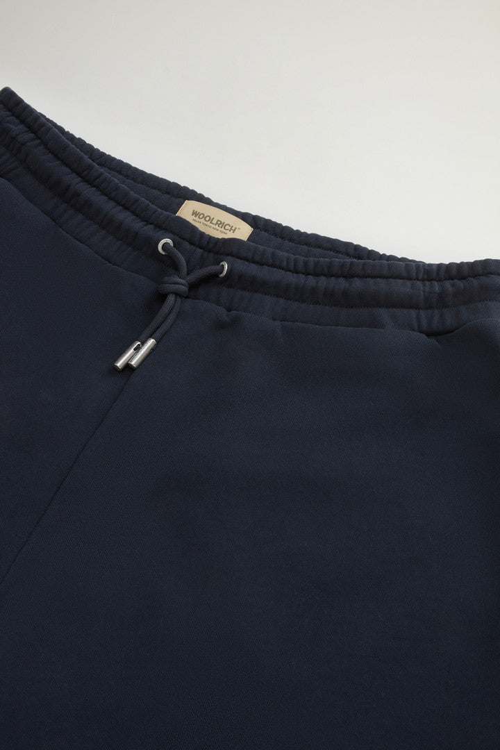 Pure Cotton Fleece Shorts (White) - Detail View 8