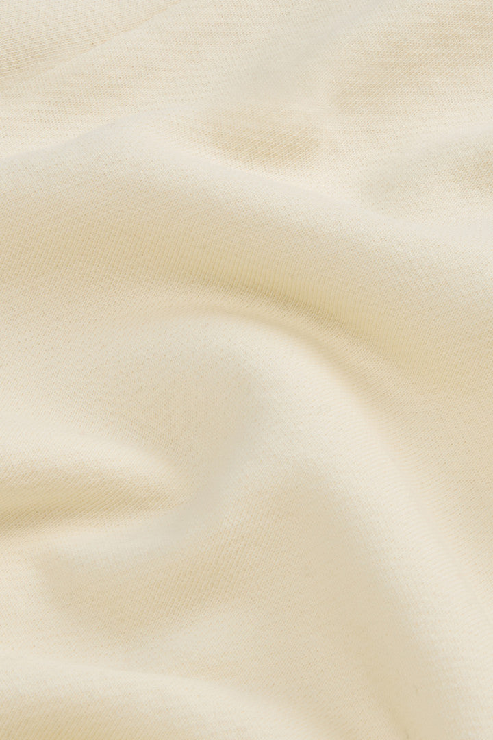 Pure Cotton Fleece Shorts (White) - Detail View 7