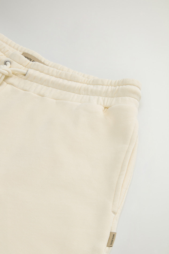 Pure Cotton Fleece Shorts (Melton Blue) - Detail View 6