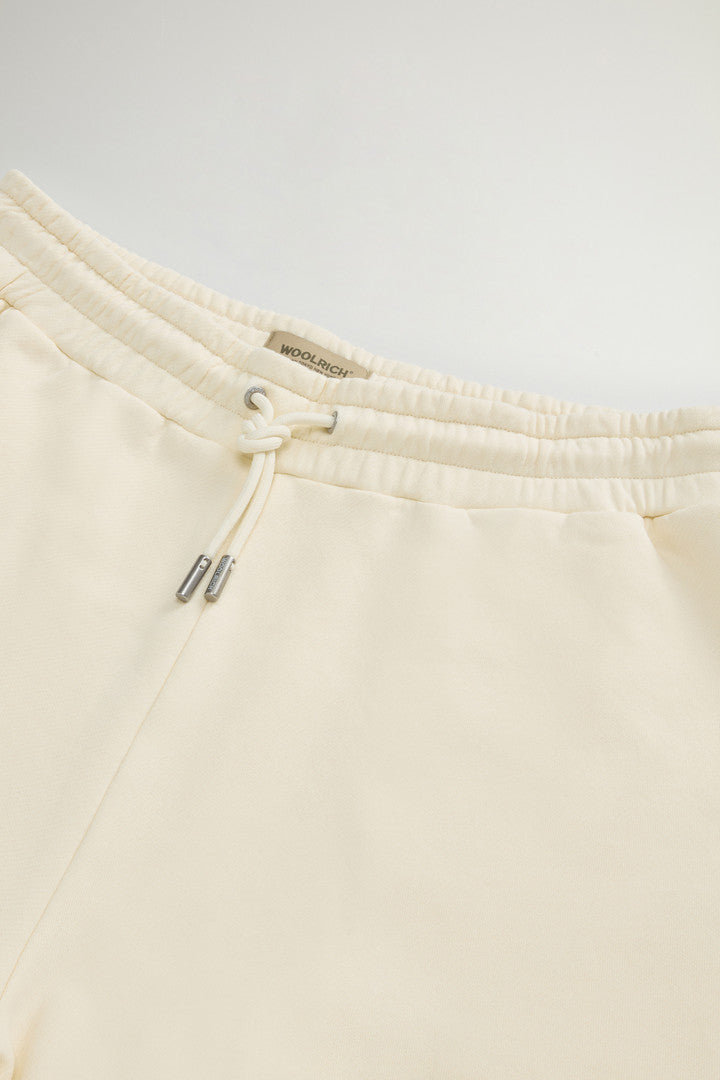 Pure Cotton Fleece Shorts (Melton Blue) - Detail View 8