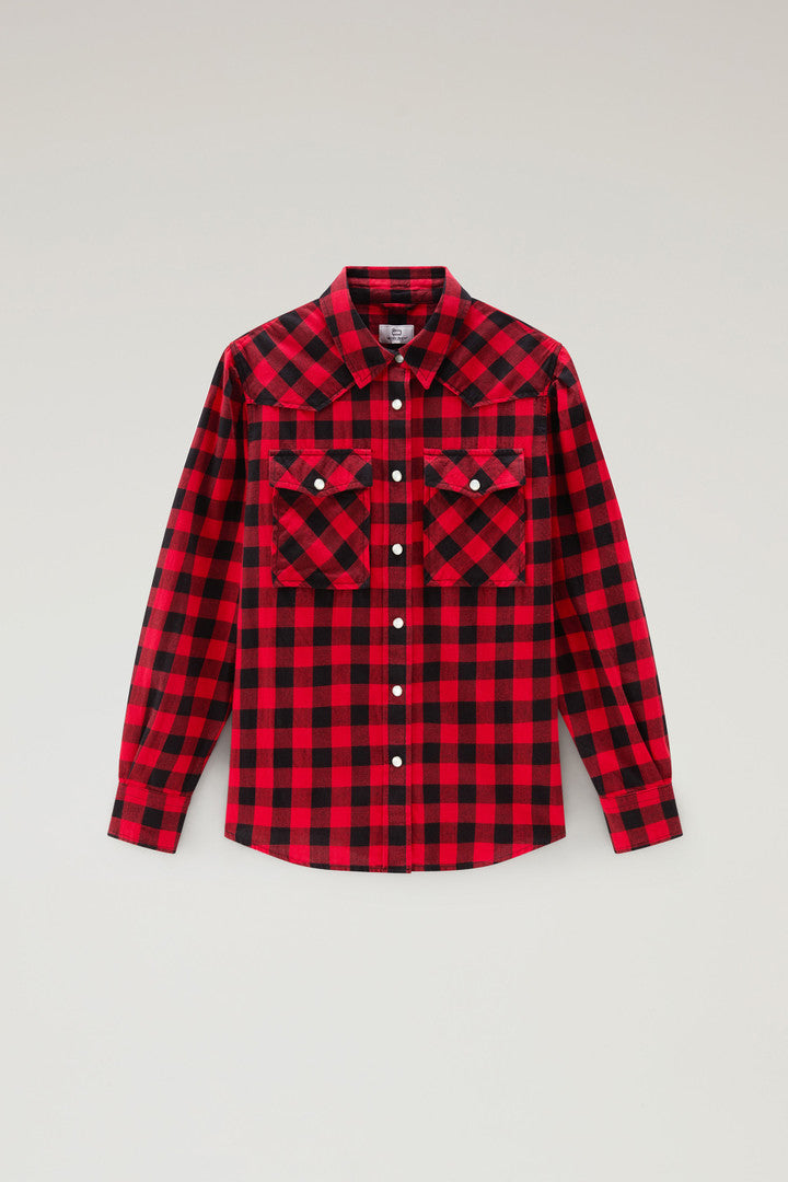 Light Flannel Check Shirt (Melton Blue Check) - Detail View 6