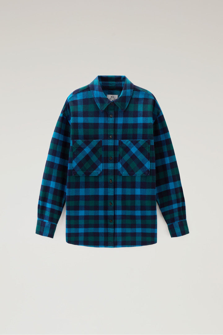 Flannel Check Shirt (Beige Buffalo) - Detail View 7