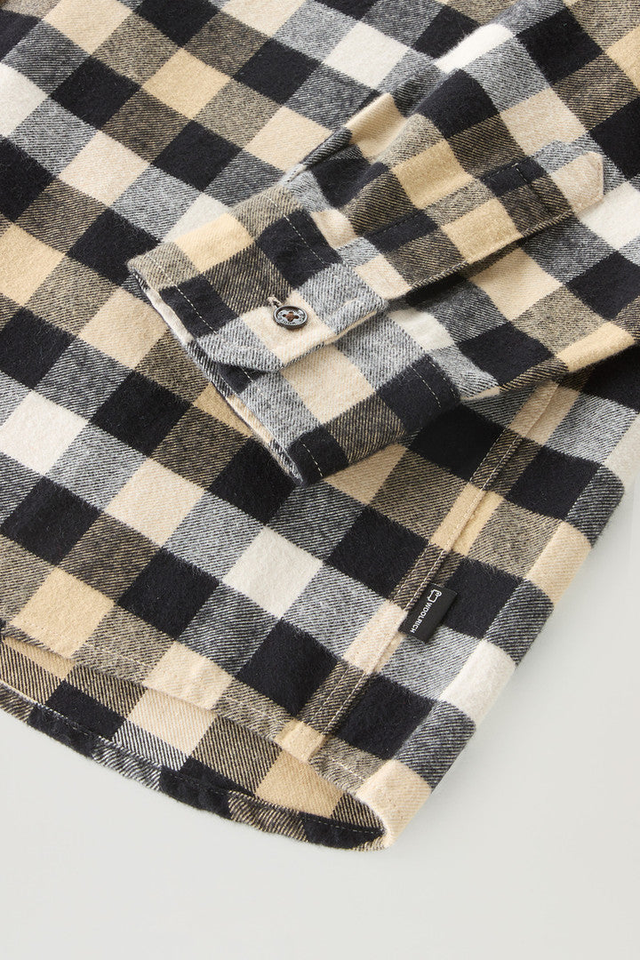 Flannel Check Shirt (Blue Green Buffalo) - Detail View 3