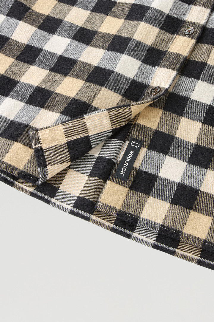 Flannel Check Shirt (Beige Buffalo) - Detail View 3