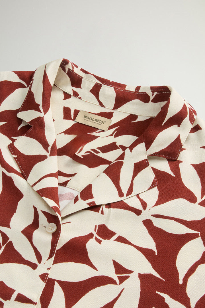 Bowling-Collar Shirt (Chinois Green Leaf) - Detail View 5