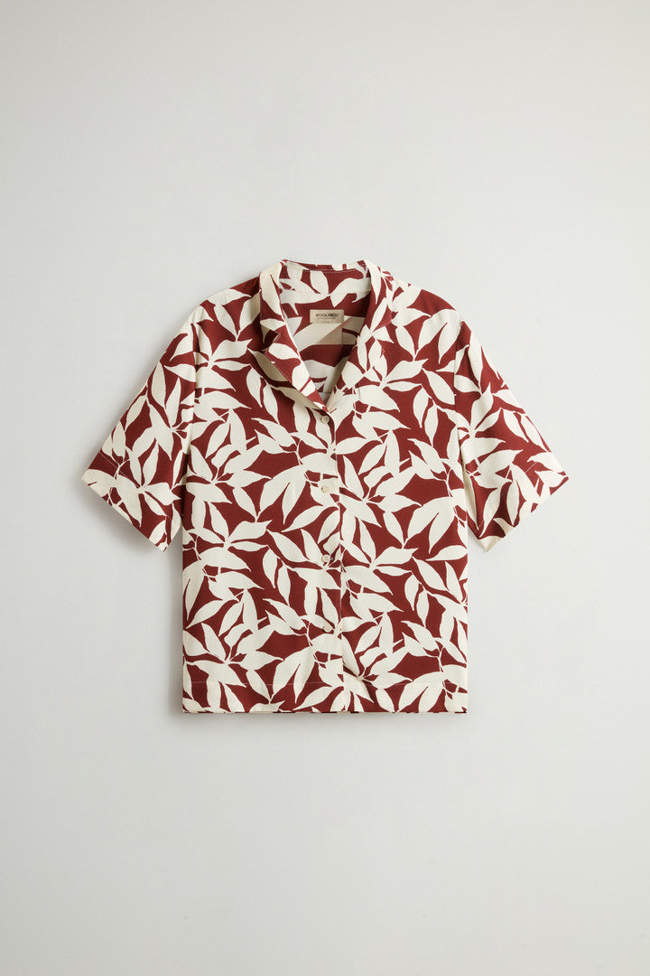 Bowling-Collar Shirt (Chinois Green Leaf) - Detail View 4