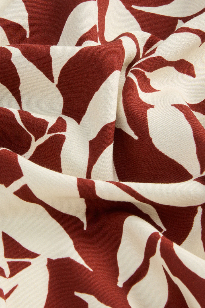 Bowling-Collar Shirt (Chinois Green Leaf) - Detail View 7
