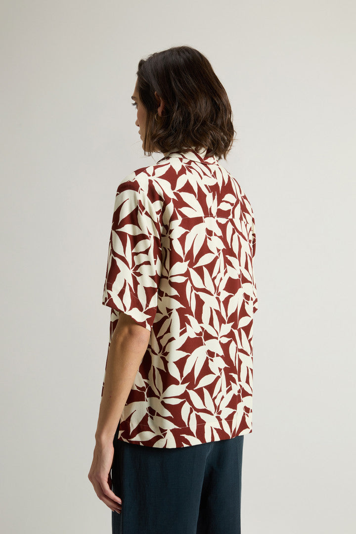 Bowling-Collar Shirt (Chinois Green Leaf) - Detail View 3