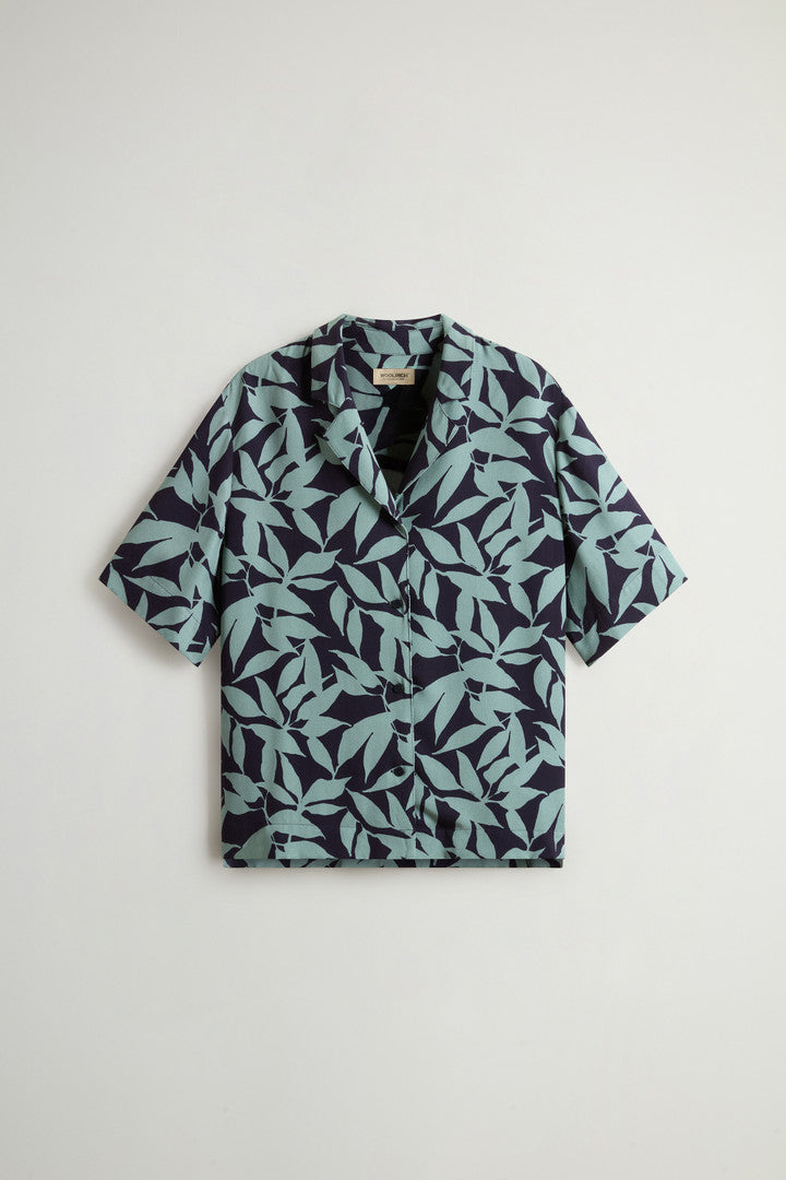 Bowling-Collar Shirt (Chinois Green Leaf) - Main View