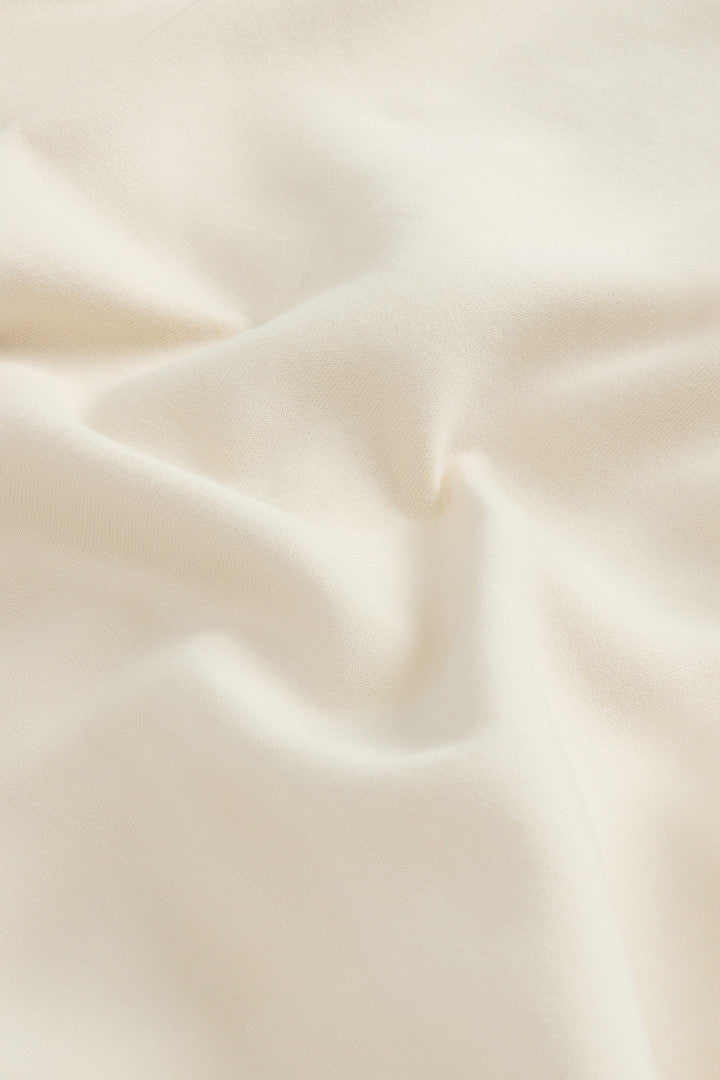 Sweatshirt in Cotton-Blend Interlock (Milky Cream) - Detail View 5