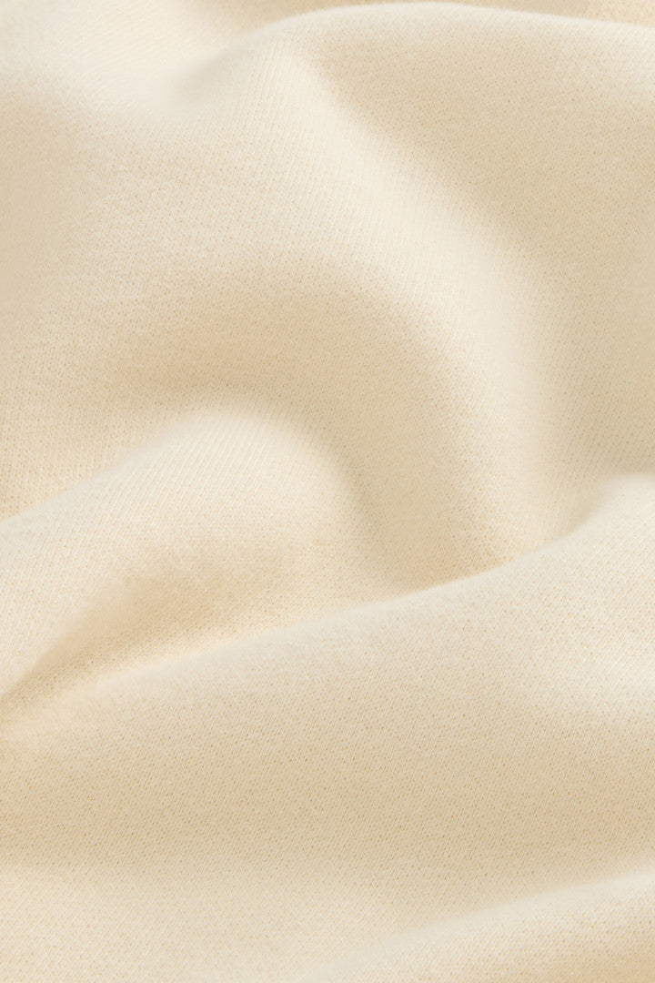 High Neck Sweatshirt in Pure Cotton (Black) - Detail View 6