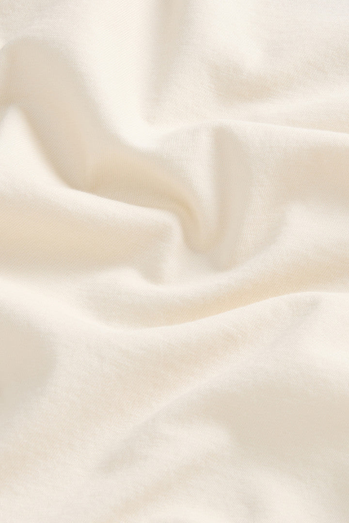 T-Shirt in Pure Pima Cotton (Jet Stream Leaf) - Detail View 6