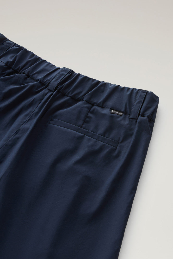 Pure Cotton Poplin Pants (Black) - Detail View 5
